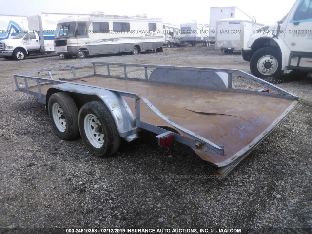 XXXXMVIN366044IND - 2017 ASMBL 2 AXLE TRAILER  Կապույտ լուսանկար 3