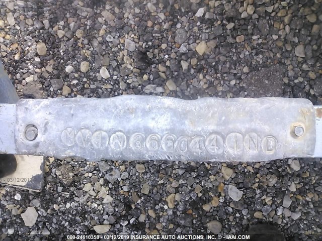 XXXXMVIN366044IND - 2017 ASMBL 2 AXLE TRAILER  Կապույտ լուսանկար 9