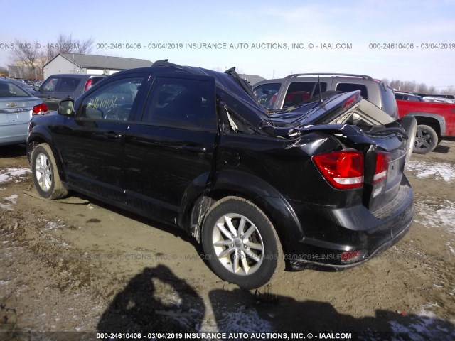 3C4PDCBB4DT577335 - 2013 DODGE JOURNEY SXT BLACK photo 3