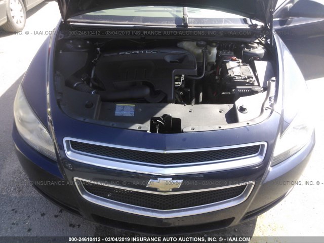 1G1ZB5EB9A4156226 - 2010 CHEVROLET MALIBU LS Dark Blue photo 10