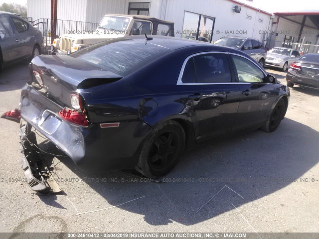 1G1ZB5EB9A4156226 - 2010 CHEVROLET MALIBU LS Dark Blue photo 4