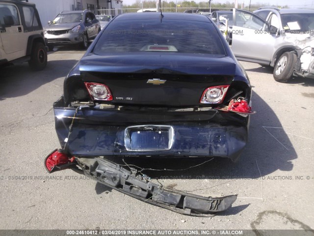1G1ZB5EB9A4156226 - 2010 CHEVROLET MALIBU LS Dark Blue photo 6