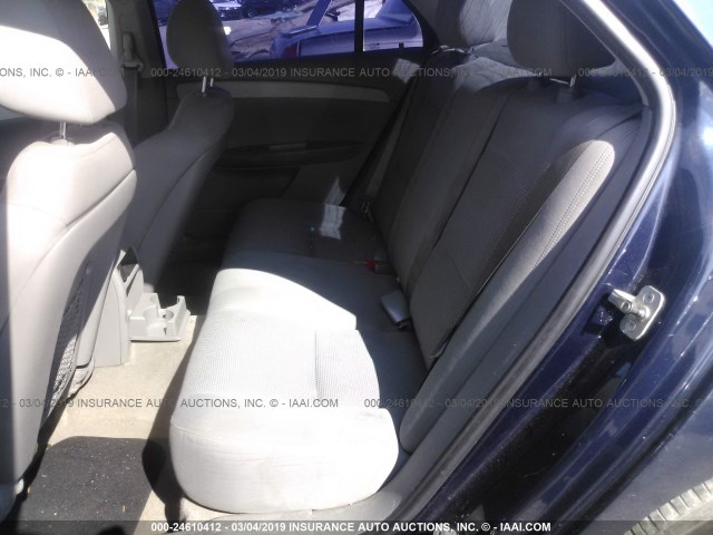 1G1ZB5EB9A4156226 - 2010 CHEVROLET MALIBU LS Dark Blue photo 8