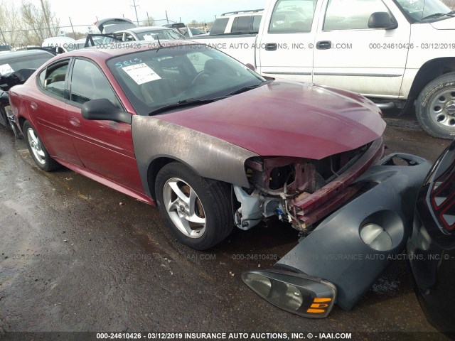 2G2WR524641135348 - 2004 PONTIAC GRAND PRIX GTP RED photo 1