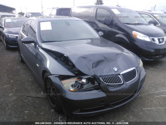 WBAVB33566KR79817 - 2006 BMW 330 I GRAY photo 1