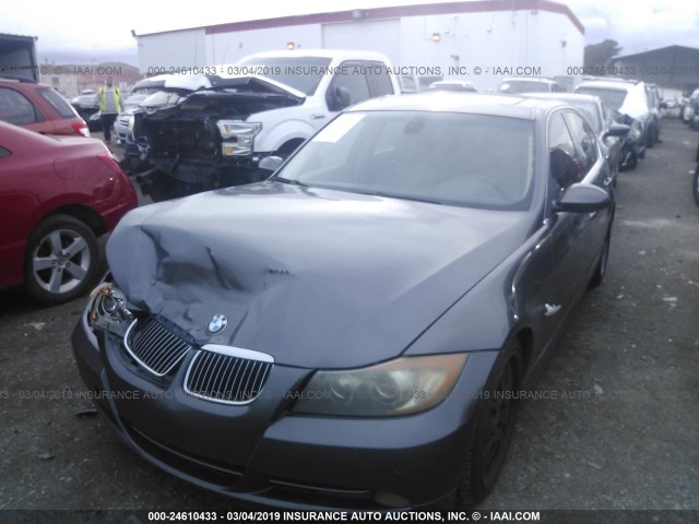 WBAVB33566KR79817 - 2006 BMW 330 I GRAY photo 2