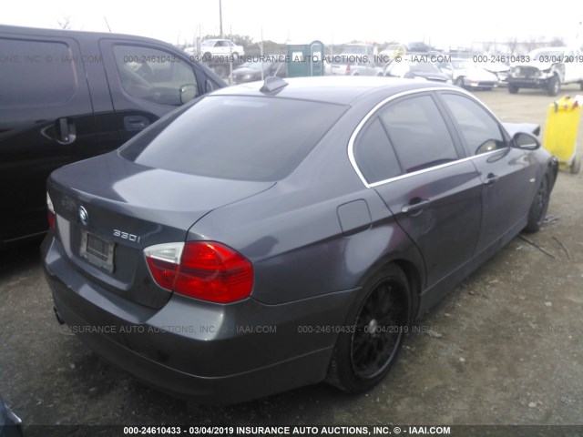 WBAVB33566KR79817 - 2006 BMW 330 I GRAY photo 4