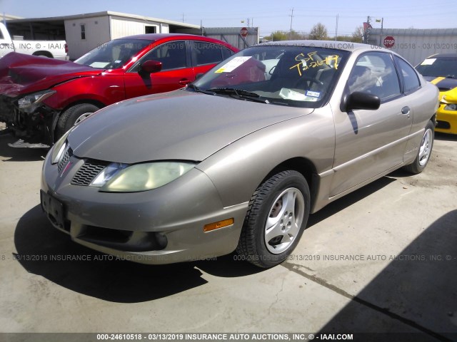 1G2JB12F347337026 - 2004 PONTIAC SUNFIRE BROWN photo 2