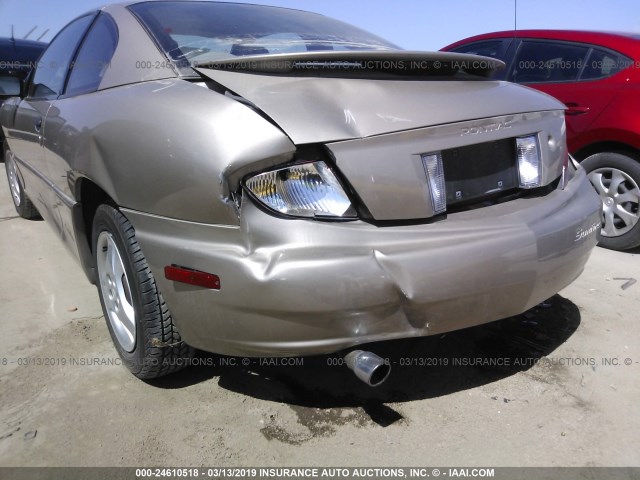 1G2JB12F347337026 - 2004 PONTIAC SUNFIRE BROWN photo 6