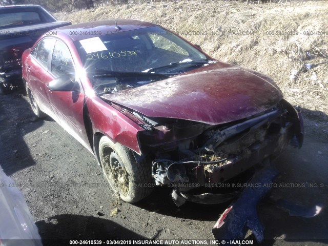 1G2ZF57B584277830 - 2008 PONTIAC G6 VALUE LEADER/BASE MAROON photo 1