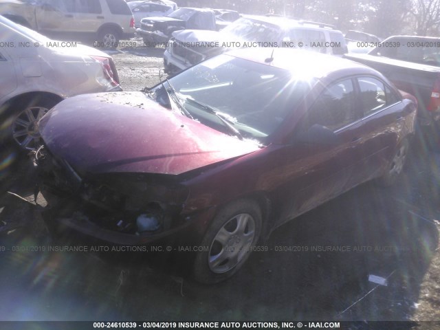 1G2ZF57B584277830 - 2008 PONTIAC G6 VALUE LEADER/BASE MAROON photo 2