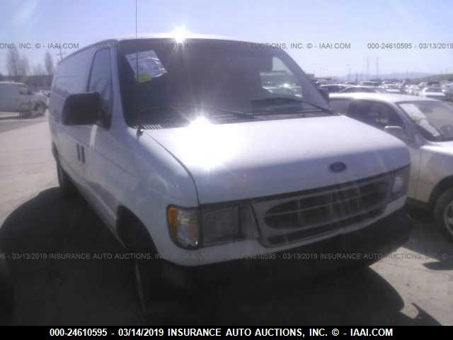 1FTRE1429YHB94423 - 2000 FORD ECONOLINE E150 VAN WHITE photo 1