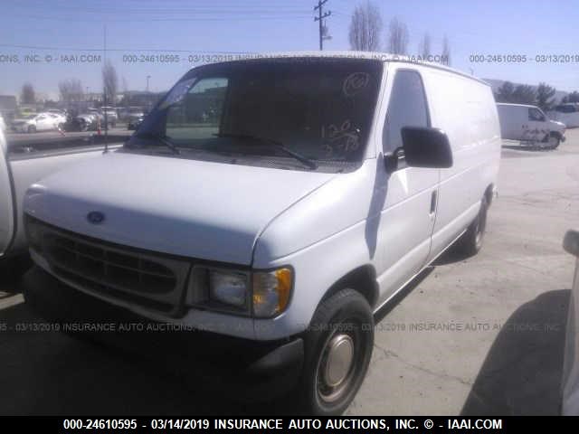 1FTRE1429YHB94423 - 2000 FORD ECONOLINE E150 VAN WHITE photo 2