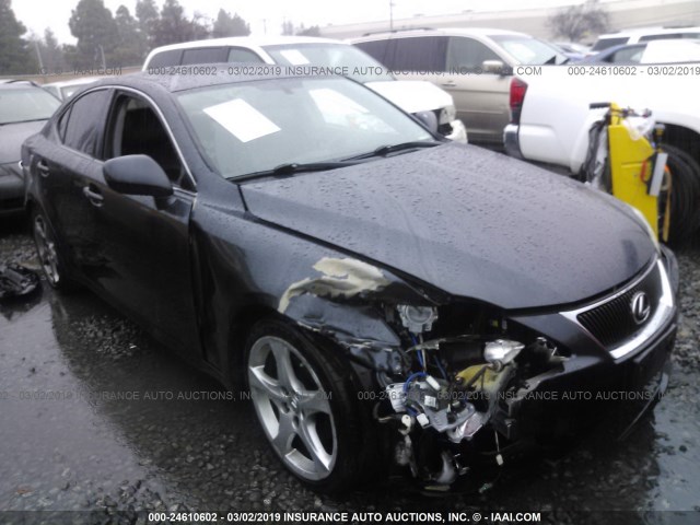 JTHBK262272050788 - 2007 LEXUS IS 250 GRAY photo 1