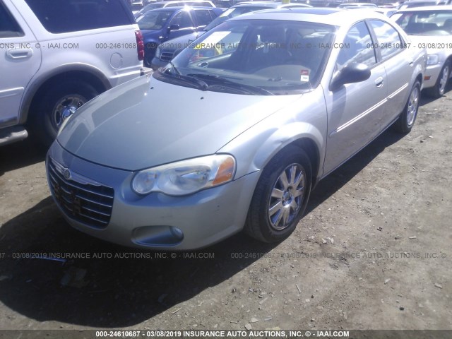 1C3EL66R95N537325 - 2005 CHRYSLER SEBRING LIMITED SILVER photo 2