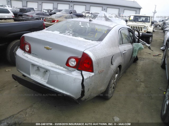 1G1ZB5E14BF182908 - 2011 CHEVROLET MALIBU LS SILVER photo 4