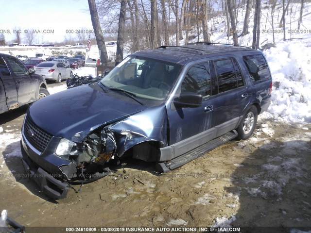 1FMFU16L84LB72167 - 2004 FORD EXPEDITION XLT BLUE photo 2