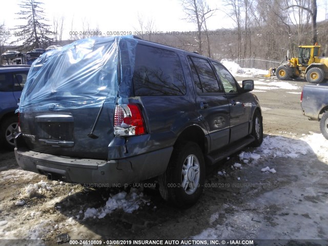 1FMFU16L84LB72167 - 2004 FORD EXPEDITION XLT BLUE photo 4