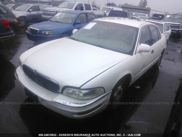 1G4CU5215X4626498 - 1999 BUICK PARK AVENUE ULTRA WHITE photo 2