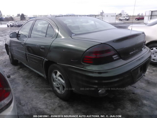 1G2NF52T2YC539971 - 2000 PONTIAC GRAND AM SE1 GREEN photo 3