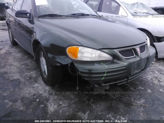 1G2NF52T2YC539971 - 2000 PONTIAC GRAND AM SE1 GREEN photo 6