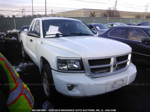 1D3HW32K68S599544 - 2008 DODGE DAKOTA SXT WHITE photo 1