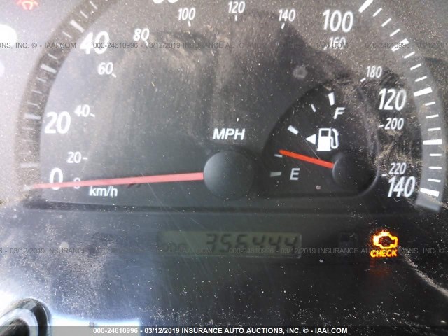 4T1BE32K32U026741 - 2002 TOYOTA CAMRY LE/XLE/SE RED photo 7