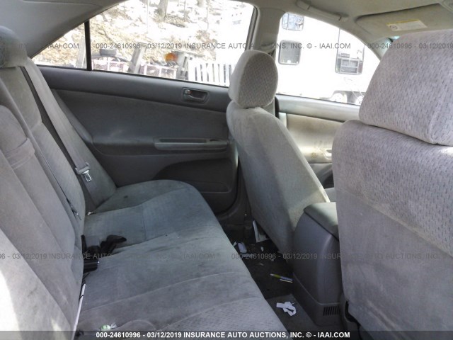 4T1BE32K32U026741 - 2002 TOYOTA CAMRY LE/XLE/SE RED photo 8