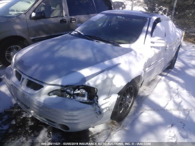 1G2NF52T51M527247 - 2001 PONTIAC GRAND AM SE1 SILVER photo 2