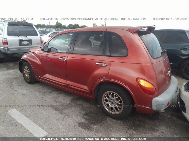 3C4FY48B82T309432 - 2002 CHRYSLER PT CRUISER CLASSIC RED photo 3