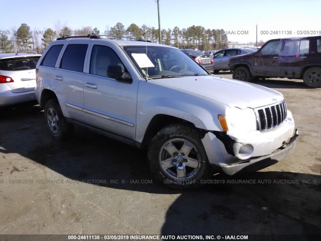1J8HR58227C590344 - 2007 JEEP GRAND CHEROKEE LIMITED SILVER photo 1