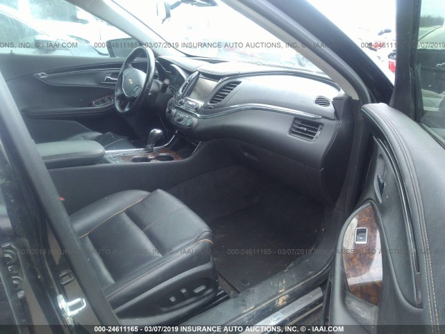 2G1155SL2F9135885 - 2015 CHEVROLET IMPALA LTZ BLACK photo 5