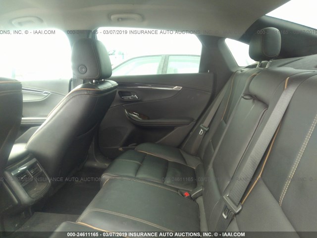 2G1155SL2F9135885 - 2015 CHEVROLET IMPALA LTZ BLACK photo 8