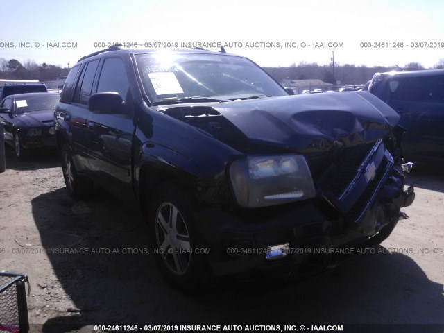 1GNDT13S272287259 - 2007 CHEVROLET TRAILBLAZER LS/LT BLACK photo 1