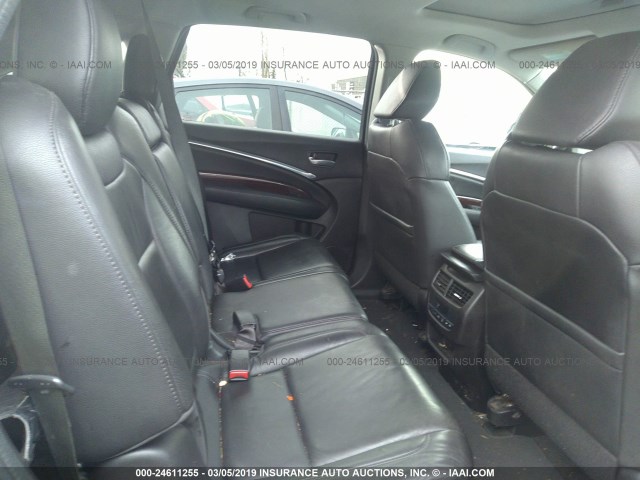 5FRYD4H49EB032328 - 2014 ACURA MDX TECHNOLOGY GRAY photo 8