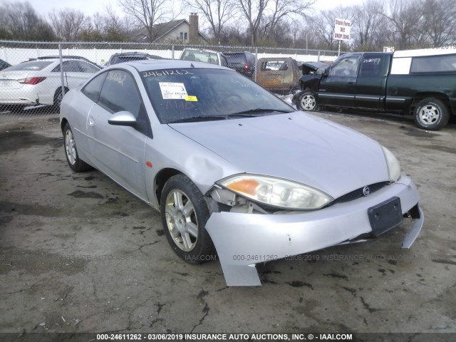 1ZWFT61L425600757 - 2002 MERCURY COUGAR V6/SPORT SILVER photo 1