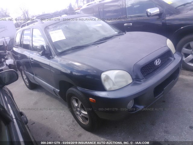 KM8SC13D63U527800 - 2003 HYUNDAI SANTA FE GLS/LX BLACK photo 1