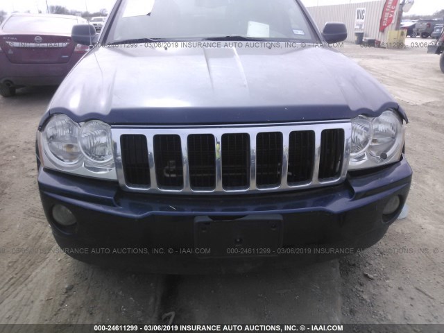 1J4HS48N75C539235 - 2005 JEEP GRAND CHEROKEE LAREDO/COLUMBIA/FREEDOM 蓝色 照片 6