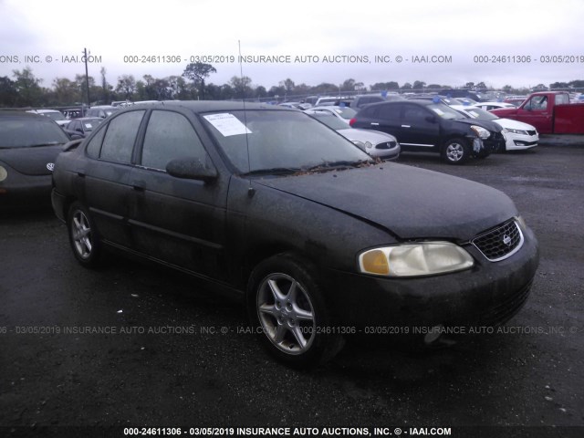 3N1BB51D11L119491 - 2001 NISSAN SENTRA SE BLACK photo 1