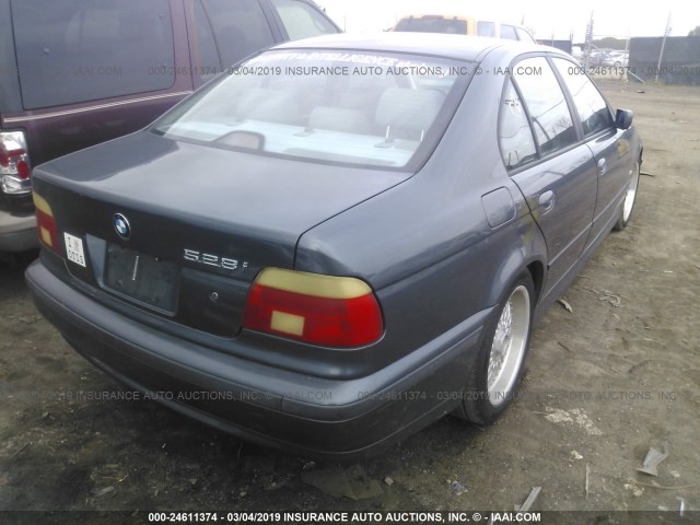 WBADM6347YGU25061 - 2000 BMW 528 I AUTOMATIC BLUE photo 4