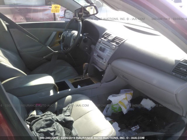 JTNBE46K173121490 - 2007 TOYOTA CAMRY NEW GENERAT CE/LE/XLE/SE RED photo 5