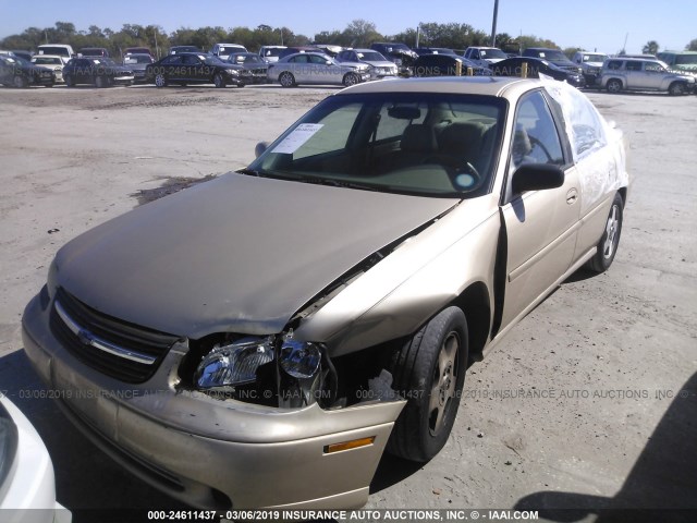 1G1NE52J92M682911 - 2002 CHEVROLET MALIBU LS TAN photo 2