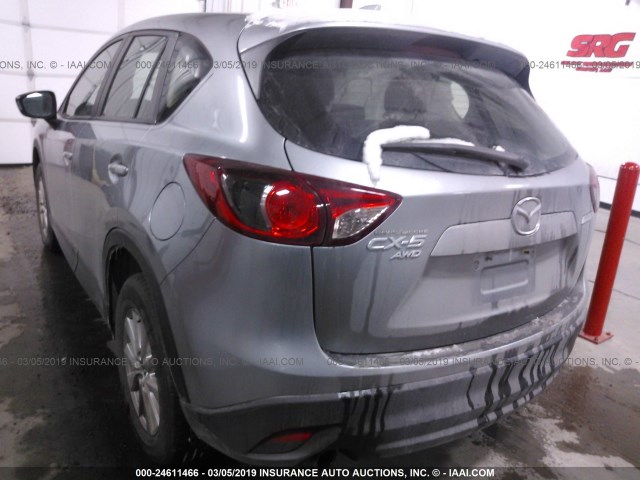 JM3KE4BE0E0376867 - 2014 MAZDA CX-5 SPORT GRAY photo 3