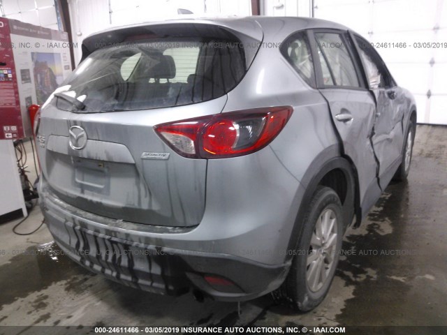 JM3KE4BE0E0376867 - 2014 MAZDA CX-5 SPORT GRAY photo 4