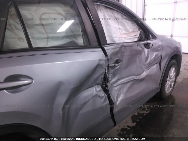 JM3KE4BE0E0376867 - 2014 MAZDA CX-5 SPORT GRAY photo 6