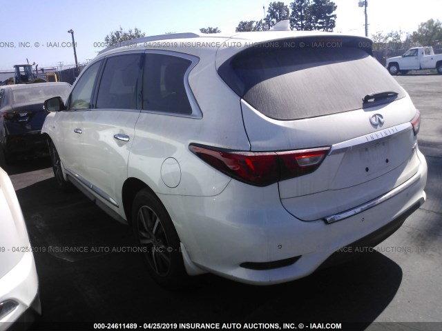 5N1AL0MN7GC532562 - 2016 INFINITI QX60 WHITE photo 3