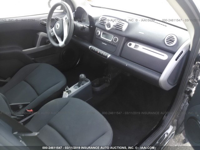 WMEEJ3BA5FK816615 - 2015 SMART FORTWO PURE/PASSION BLACK photo 5