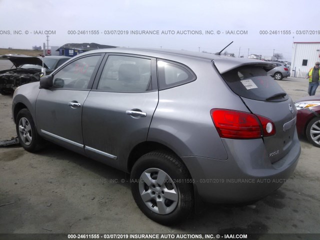 JN8AS5MT7CW295717 - 2012 NISSAN ROGUE S/SV GOLD photo 3