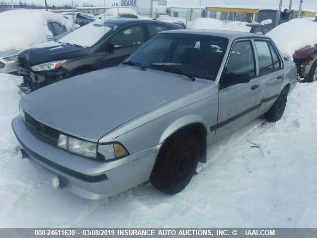 1G1JC54G5L7130375 - 1990 CHEVROLET CAVALIER VL SILVER photo 2