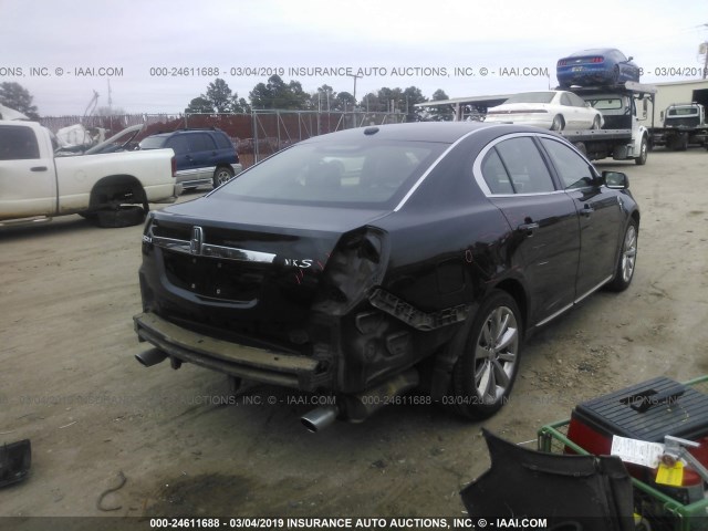 1LNHM93R19G623388 - 2009 LINCOLN MKS BLACK photo 4